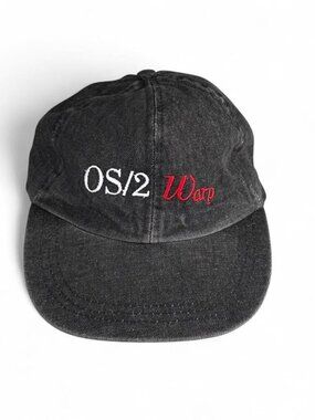 Vintage IBM OS /2 Operating System Windows Hat OSFA Strapback